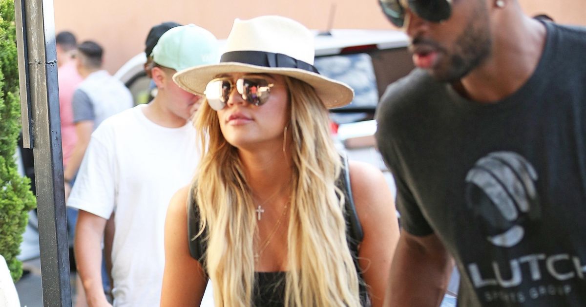 Khloe Kardashian et son nouveau compagnon Tristan Thompson à leur
