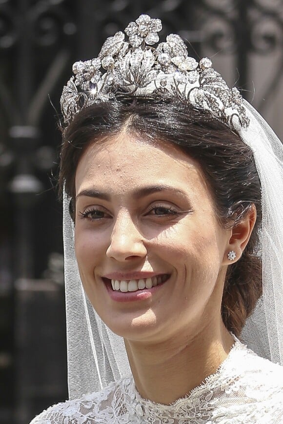 Alessandra de Osma - Mariage du prince Christian de Hanovre avec Alessandra de Osma à Lima au Pérou le 16 mars 2018.