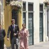 Le prince Ernst August Jr de Hanovre et Elizabeth Foy Vasquez (la mère de la mariée) - Mariage du prince Christian de Hanovre avec Alessandra de Osma à Lima au Pérou le 16 mars 2018.