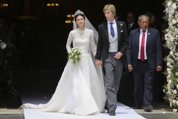 Le prince Christian de Hanovre et sa femme Alessandra de Osma - Mariage du prince Christian de Hanovre avec Alessandra de Osma à Lima au Pérou le 16 mars 2018 Wedding of Alessandra de Osma and Christian of Hannover in Lima Friday, Peru March 16, 201816/03/2018 - Lima