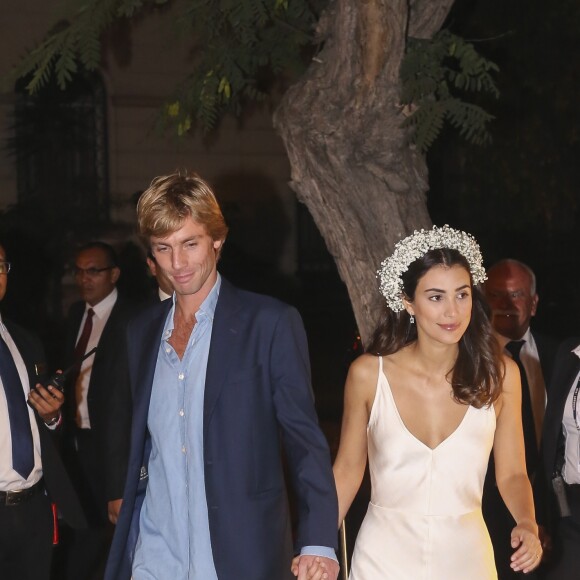 Le prince Christian de Hanovre et sa femme Alessandra de Osma - Arrivées au cocktail lors du mariage du prince Christian de Hanovre avec Alessandra de Osma à Lima au Pérou, le 16 mars 2018.