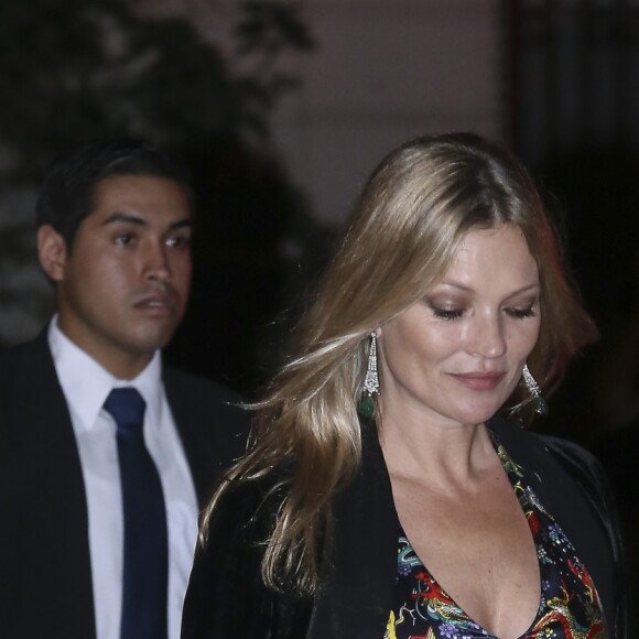 Kate Moss - Arrivées au cocktail lors du mariage du prince Christian de Hanovre avec Alessandra de Osma à Lima au Pérou, le 16 mars 2018.