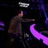 Mika et Frédéric Longbois dans "The Voice 7" sur TF1, le 17 mars 2018.
