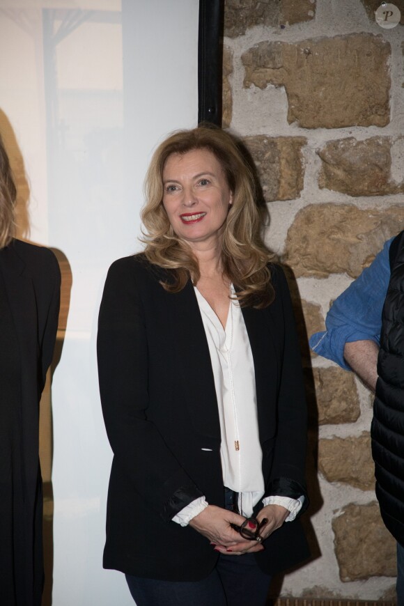 Valérie Trierweiler - Tirage national du Don'actions du Secours Populaire à Paris, le 16 mars 2018.