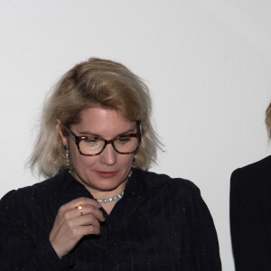 Christiane Jean, Veronica Antonelli, Isabelle Ithurburu - Tirage national du Don'actions du Secours Populaire à Paris, le 16 mars 2018.