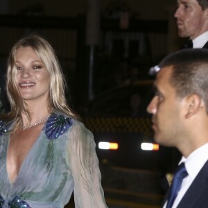 Kate Moss au dîner de gala du mariage du prince Christian de Hanovre et d'Alessandra de Osma au Musée Pedro de Osma à Lima au Pérou, le 17 mars 2018.