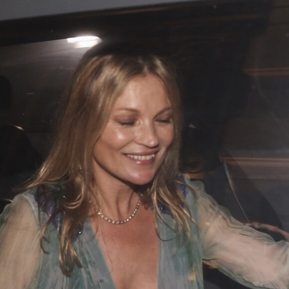 Kate Moss au dîner de gala du mariage du prince Christian de Hanovre et d'Alessandra de Osma au Musée Pedro de Osma à Lima au Pérou, le 17 mars 2018.