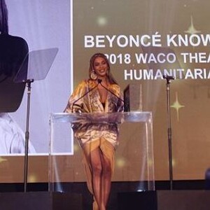 Beyoncé à la soirée Wearable Art Gala, samedi 17 mars à Los Angeles