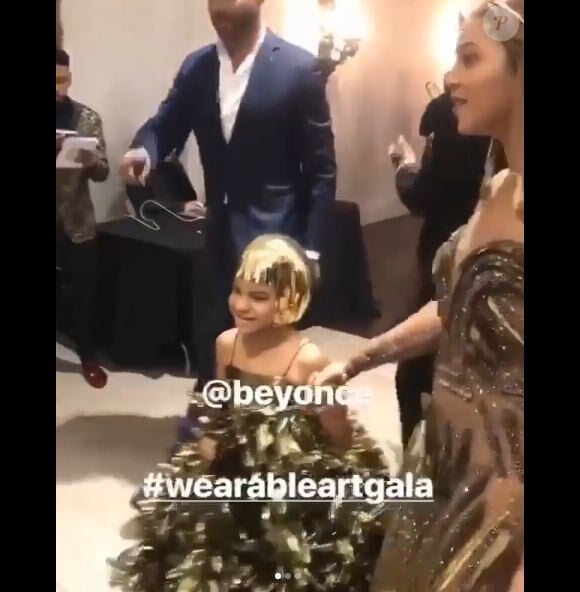 Beyoncé et sa fille Blue Ivy à la soirée Wearable Art Gala, samedi 17 mars à Los Angeles