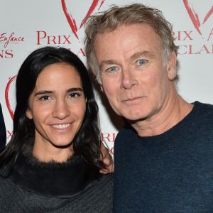 Semi-exclusif - Franck Dubosc et sa femme Danièle - Goûter du Coeur du prix Clarins pour l'enfance organisé par Clarins, à l'hôtel Plaza Athénée à Paris, France, le 14 février 2018. © Veeren/Bestimage