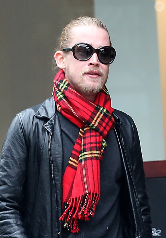 Macaulay Culkin à Paris le 28 novembre 2013