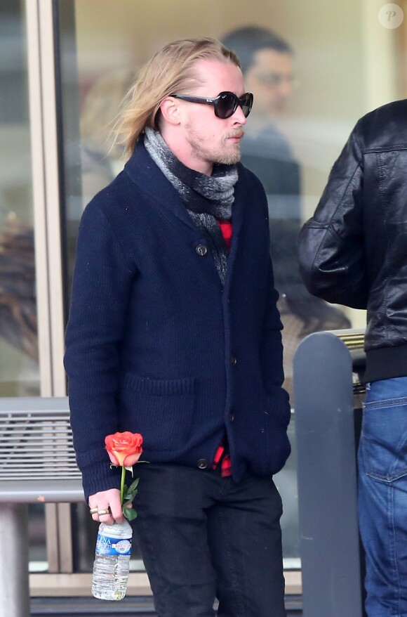 Macaulay Culkin à Paris le 22 novembre 2013.