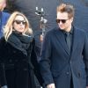 Laura Smet, David Hallyday - Arrivées des personnalités en l'église de La Madeleine pour les obsèques de Johnny Hallyday à Paris le 8 decembre 2017. © Veeren/Bestimage