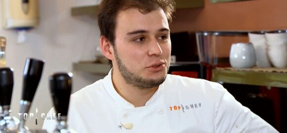 Adrien lors de l'épisode 9 de "Top Chef" diffusé mercredi 28 mars 2018 sur M6.