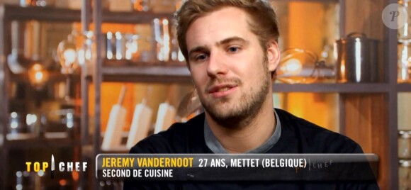 Jérémy lors de l'épisode 9 de "Top Chef" diffusé mercredi 28 mars 2018 sur M6.