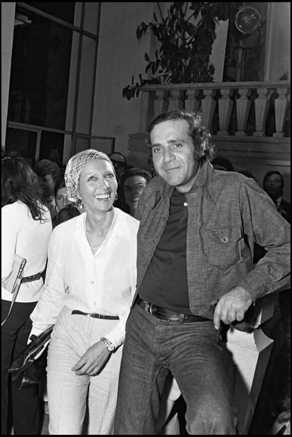 Stéphane Audran et Jean Yanne à Cannes en 1972.