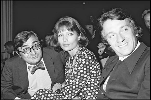 Claude Chabrol, Stéphane Audran et Jean-Pierre Cassel à Paris en 1970.