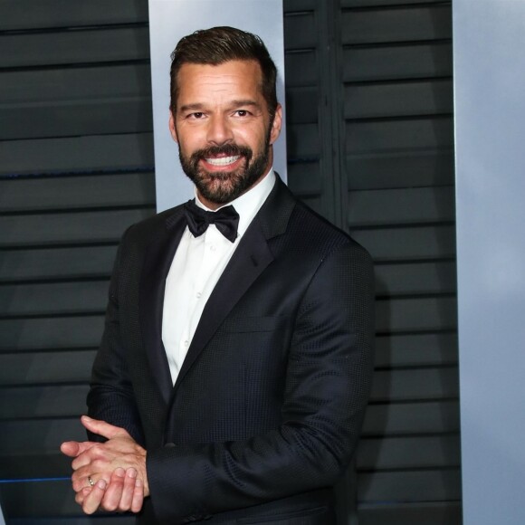Ricky Martin à la soirée Vanity Fair Oscar au Wallis Annenberg Center à Beverly Hills, le 4 mars 2018