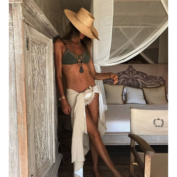 Elle Macpherson. Janvier 2018.