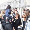 Exclusif - Agnès Boulard (Mademoiselle Agnès) et Emma de Caunes - Course "Talon Pointe by Abarth" au circuit Bugatti du Mans les 24 et 25 mars 2018.