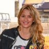 Exclusif - Sarah Lavoine - Course "Talon Pointe by Abarth" au circuit Bugatti du Mans les 24 et 25 mars 2018.