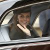 Catherine (Kate) Middleton enceinte, duchesse de Cambridge - La famille royale d'Angleterre célèbre le dimanche de Pâques dans la Chapelle Saint-Georges de Windsor le 31 mars 2018.