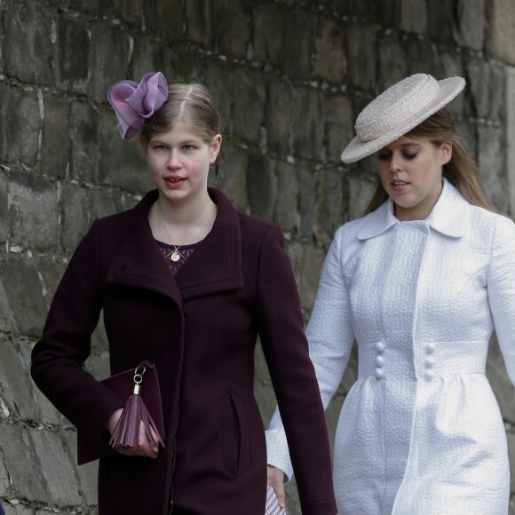 Louise de Wessex et la la princesse Beatrice d'York 01/04/2018 -