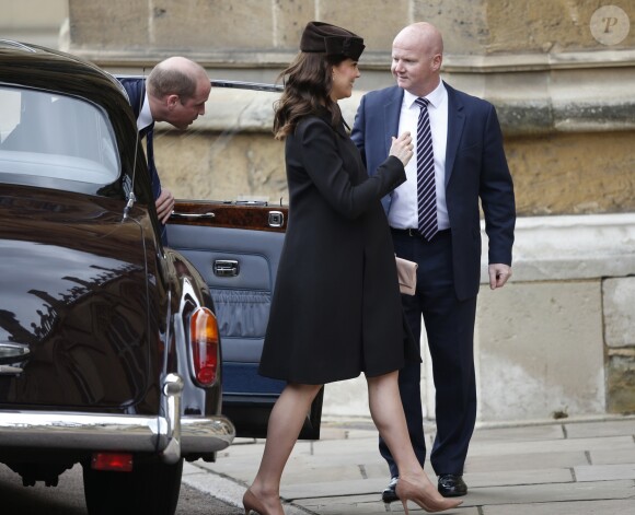 Catherine (Kate) Middleton enceinte, duchesse de Cambridge et le prince William, duc de Cambridge01/04/2018 - 