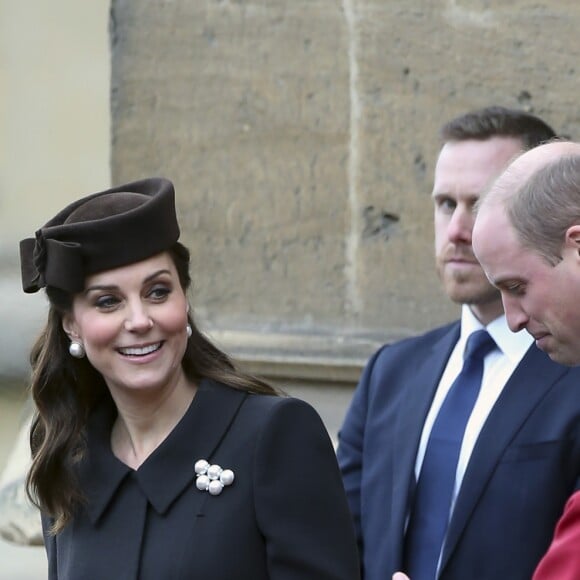 Catherine (Kate) Middleton enceinte, duchesse de Cambridge et le prince William, duc de Cambridge01/04/2018 - 