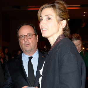 François Hollande et Julie Gayet - Première du film "The Ride" au MK2 Bibliothèque à Paris. Le 26 janvier 2018 © Coadic Guirec / Bestimage