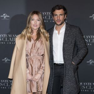 Caroline Receveur et son compagnon Hugo Philip - Avant-première mondiale de " 50 nuances plus claires " à la salle Pleyel à Paris le 6 février 2018. © Borde / Vigerie / Bestimage