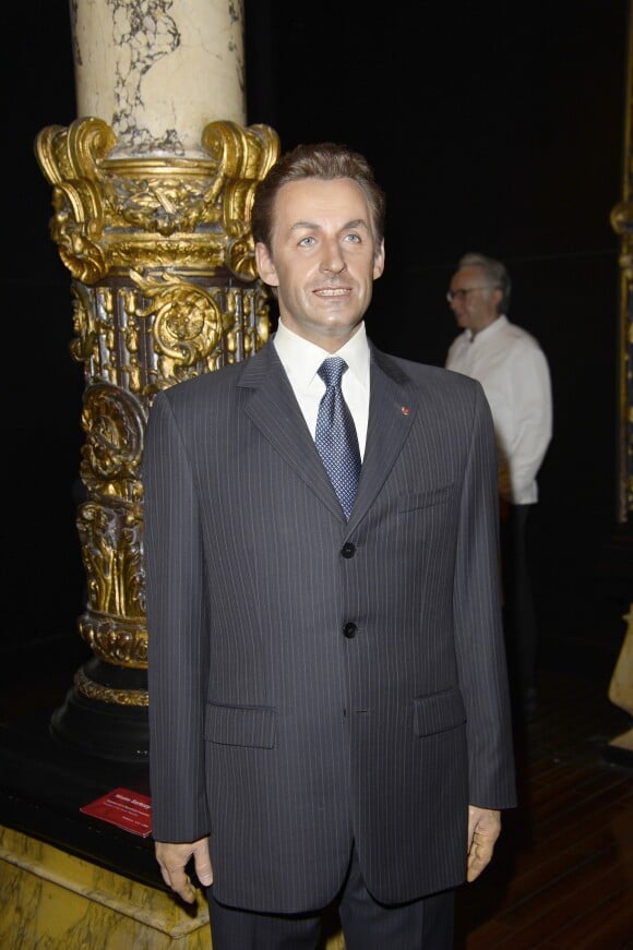 La statue de cire de Nicolas Sarkozy au Musée Grévin à Paris le 3 juillet 2014.