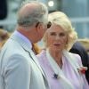 Le prince Charles et Camilla Parker Bowles, duchesse de Cornouailles, à Broadbeach en Australie, le 4 avril 2018.