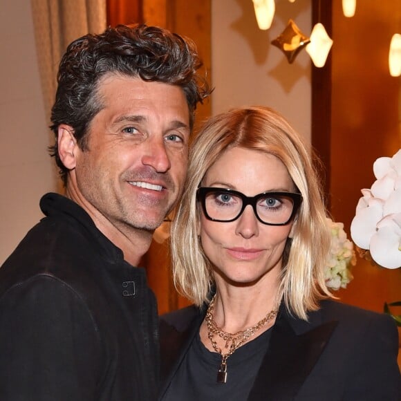 Exclusif - Patrick Dempsey et sa femme Jillian arrivent à l'hôtel Majestic dans le cadre du festival Canneseries à Cannes le 6 avril 2018. Patrick Dempsey est à l'affiche de la série de Jean-Jacques Annaud, La Vérité sur l'affaire Harry Quebert. © Bruno Bebert / Bestimage 