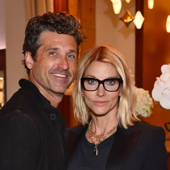 Exclusif - Patrick Dempsey et sa femme Jillian arrivent à l'hôtel Majestic dans le cadre du festival Canneseries à Cannes le 6 avril 2018. Patrick Dempsey est à l'affiche de la série de Jean-Jacques Annaud, La Vérité sur l'affaire Harry Quebert. © Bruno Bebert / Bestimage 