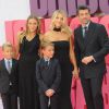 Patrick Dempsey, sa femme Jillian Dempsey et leurs enfants Darby Galen Dempsey, Tallula Fyfe Dempsey et Sullivan Patrick Dempsey - Avant-première mondiale du film "Bridget Jones's Baby" au cinéma Odeon Leicester Square à Londres, Royaume Uni, le 5 septembre 2016.