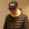 Exclusif - Val Kilmer porte une minerve à la sortie d'une salle de cinéma ou il à assisté à la projection du film "Pacific Rim: Uprising" à Los Angeles le 28 mars 2018.