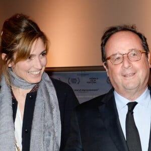 Julie Gayet et François Hollande - Première du film "The Ride" au MK2 Bibliothèque à Paris. Le 26 janvier 2018 © Coadic Guirec / Bestimage