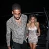 Khloé Kardashian et son compagnon Tristan Thompson arrivent à l'anniversaire surprise de Khloe à los Angeles le 25 juin 2017. 