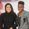 Marlen Esparza et Nicola Adams - Avant-première mondiale du film "Bridget Jones's Baby" au cinéma Odeon Leicester Square à Londres, Royaume Uni, le 5 septembre 2016.