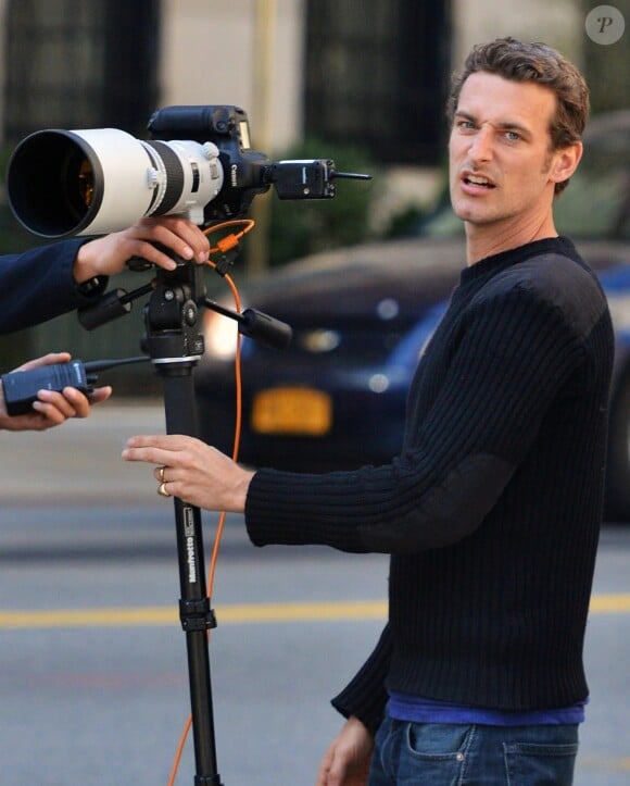 Alexi Lubomirski, photographe qui a été choisi par le prince Harry et Meghan Markle pour oeuvrer lors de leur mariage après avoir déjà réalisé les portraits officiels de leurs fiançailles, le 25 avril 2013 lors d'une séance photo à New York avec Candice Swanepoel.