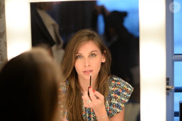 Exclusif - Ophélie Meunier - Soirée de lancement des cosmétiques Eymard Gabrielle à l'hôtel Shangri-La à Paris, France, le 12 avril 2018. © Rachid Bellak/Bestimage