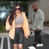 Exclusif - Kanye West et sa femme Kim Kardashian à Calabasas. Le 19 mars 2018.