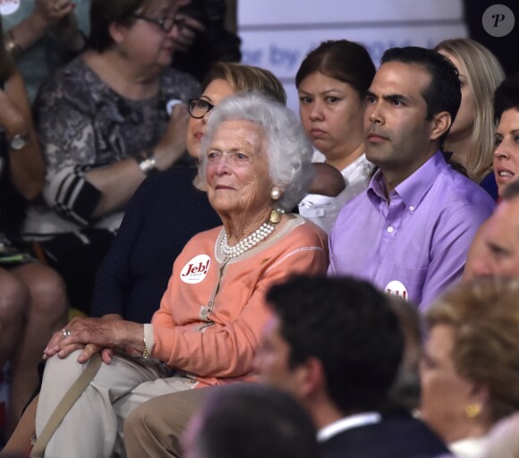 Barbara Bush à Miami le 15 juin 2015.