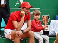 Novak Djokovic : Tendre papa avec son fils Stefan, qui suit sur ses traces