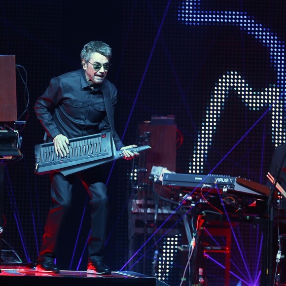 Jean Michel Jarre en concert au théâtre Radio City Hall à New York, le 20 mai 2017 © Morgan Dessalles/Bestimage