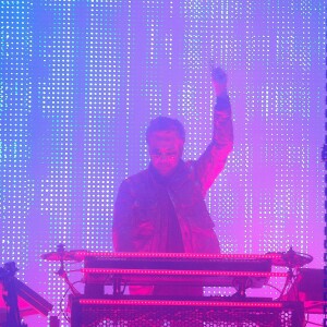 Concert de Jean Michel Jarre à Santo Toribio de Liébana en Espagne, le 29 Avril 2017.