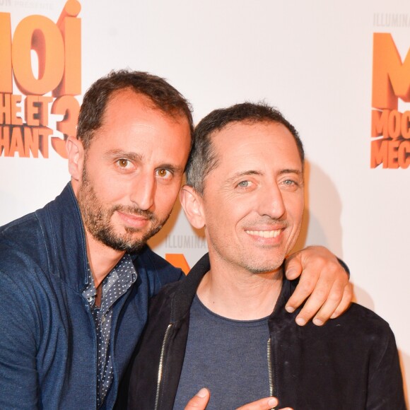 Arié Elmaleh et son frère Gad Elmaleh - Avant-première du film d'animation "Moi Moche et Méchant 3" au cinéma Gaumont Champs-Elysées Marignan à Paris, France, le 27 juin 2017. © Coadic Guirec/Bestimage