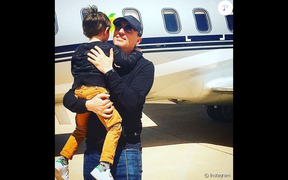 Fils Gad Elmaleh Demain Nous Appartient Gad Elmaleh retrouve son fils Raphaël. Instagram, le 18 avril 2018