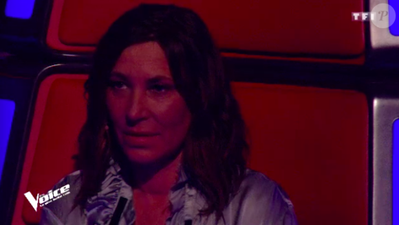 Maëlle dans The Voice 7 sur TF1, le 21 avril 2018.
